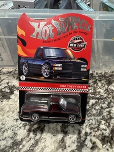2022 Hot Wheels Red Line Club BLACK 1990 CHEVY 454 SS TRUCK RLC - Picture 1 of 1