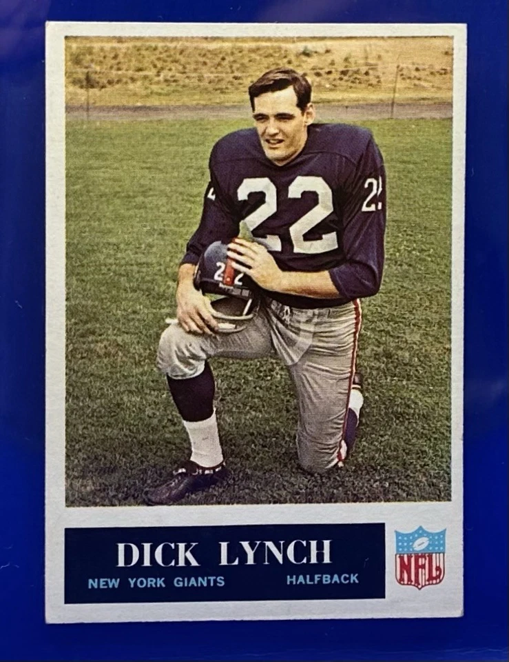 1965 Philadelphia #119 Dick Lynch  New York Giants-FB Notre Dame - Image 1 of 2