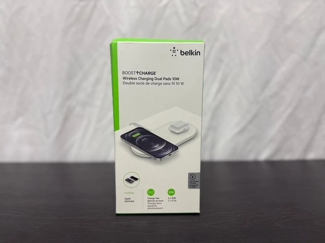 Belkin Dual Wireless Charging Pad 10w White