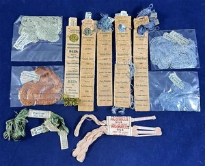 Vintage Unused Richardson's Silks Sewing Embroidery Grecian Floss Skeins Lrg Lot - Picture 1 of 3