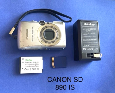 原装佳能 PowerShot 数码 ELPH SD890 IS 数码相机 — 第 1/4 张图片
