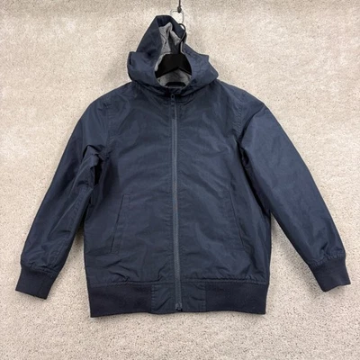 The Children's Place Jacket Kids Size Medium 7/8 Blue Bomber Hooded Full Zip - Image 1 of 4