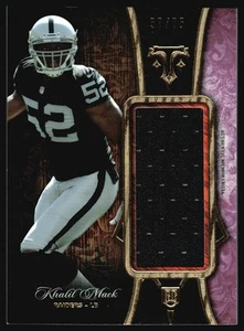 2014 Topps Triple Threads Jumbo Relic KHALIL MACK Rookie Jersey Patch Relic /75 - Picture 1 of 2