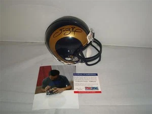 Sam Bradford signed St Louis Rams mini helmet - PSA/DNA Authentic w/photo - ROY - Picture 1 of 1