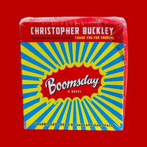 New 2008 Boomsday Christopher Buckley Audio Unabridged 10 Hrs Janeane Garofalo - Picture 1 of 2