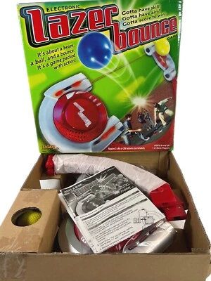 NOS Tiger Electronic Lazer Bounce Game Take Aim to Break the Laser Beam Vintage - Imagem 1 de 4