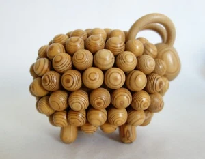 vintage kaija aarikka finland holz skulptur widder wood sculpture aries - Bild 1 von 6