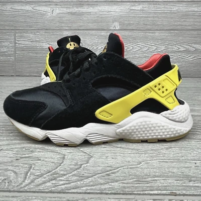 Кроссовки женские Nike размер 6 Air Huarache Run Go The Extra Smile черные желтые - Изображение 1 из 4