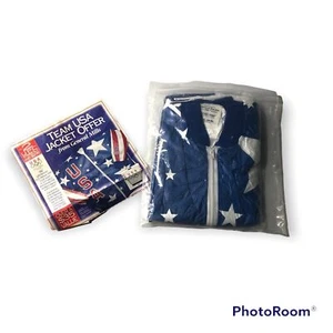 Chaqueta de papel Dupont Tyvek del equipo olímpico de Estados Unidos de colección para hombre talla XL 44-46 - Imagen 1 de 6