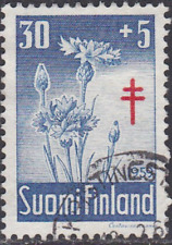 Finland #Mi511 Used 1959 Centaurea Cyanus Flowers [B156]