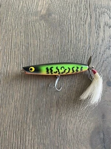 SEÑUELO DE PESCA VINTAGE LUHR-JENSEN JERK N SAM FIRETIGER 1993 - Imagen 1 de 5