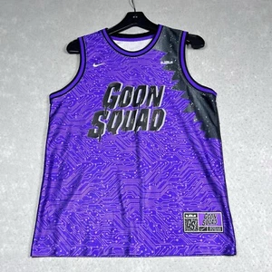 Nike Lebron Goon Squad Jersey Youth XL Purple Space Jam Monstars DM2974-560 - Picture 1 of 11