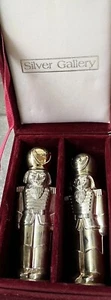 Godinger Silver Treasures Spielzeug Soldat Nussknacker Weihnachten Salz Pfefferstreuer - Bild 1 von 12