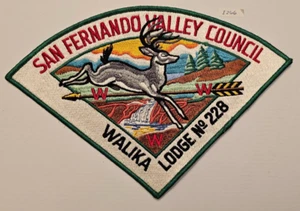 WALIKA LODGE #228 - SAN FERNANDO VALLEY CA - 1 Stück LARGE NECKECHIEF PATCH (2) - Bild 1 von 1