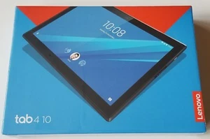 LENOVO TAB4 10" BLACK SLATE BRAND NEW SEALED BOX NEVER USED ZA2J0007US - Picture 1 of 8