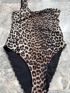 Neu ohne Etikett Ganni Leopard Einteiler Anzug Gr. 36 - Bild 1 von 4