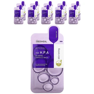 The H.P. A, Glowing Ampoule Beauty Mask, 10 Sheets, 0.84 fl oz (25 ml) Each - Picture 1 of 3