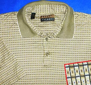 ROBERT TALBOTT HERREN POLOSHIRT L BRAUN HELLBRAUN GEO TOP! - Bild 1 von 4