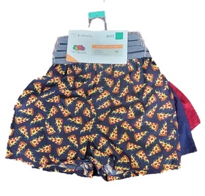 Fruit Of The Loom 3 Pack Boy's Woven Boxer Shorts - Fast S&H - Picture 1 of 4