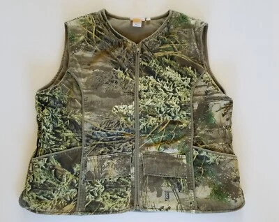 She Safari Advantage Max-1 Camo Vest Women's L Fleece Lined Great Condition - Image 1 of 4