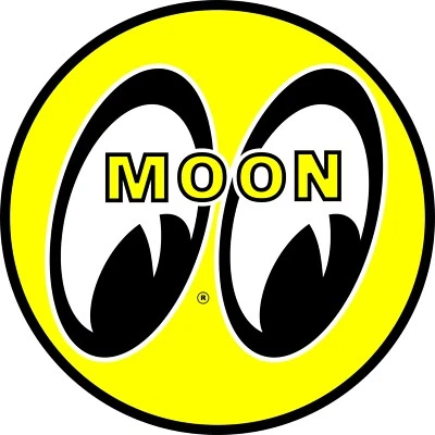 Mooneyes sticker logo retro drag racing skate cell laptop bumper vinyl decal