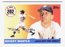 2007 Topps Mickey Mantle Home Run History   New York Yankees #MHR205