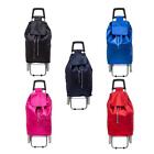Lightweight Folding 2 Wheeled Shopping Trolley Bag ASSORTED COLOURS