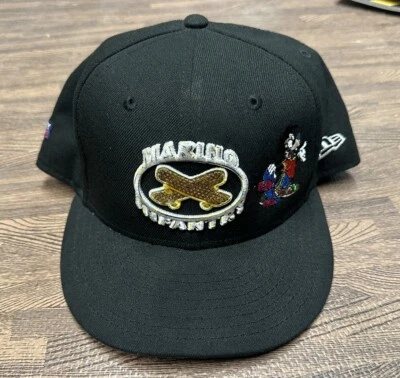 Rare Marino Infantry Skate Or Tour 93 Die Goofy Skateboard New Era Hat 7 5/8 - Image 1 of 4