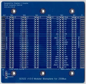 SC522 – Modular backplane, 6-slot, narrow spacing - Picture 1 of 2