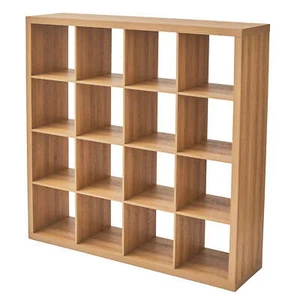 16-Cube Storage Organizer Bookcase Display Compartment Open Back Home Office - Picture 1 of 6
