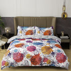 3D Butterfly Dragonfly Dot Round Quilt Cover Set Duvet Cover Bedding Pillowcases