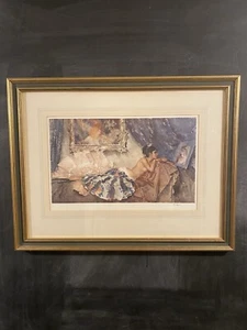 Sir William Russell Flint Limited Edition Print: Cecilia and Her Studies 261/850 - Picture 1 of 6