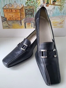 PETER KAISER super bequeme Damen Pumps Dunkelblau/Silber Gr. 41,5 UK 7,5 - Bild 1 von 9