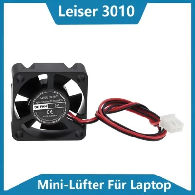 Leiser 3010 DC 3.7V 5V 9V 12V 18V 24V Bürstenlos Mini-Lüfter Für Laptop 30x10mm - Bild 1 von 4