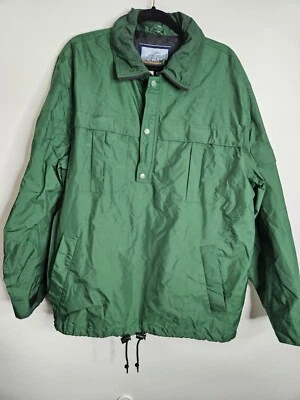 De Colección Fieldmaster Cortavientos Hombres Grande Verde Bolsillo a Presión Exterior Ligero Forrado Foto 1 de 3