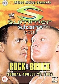 WWE: Summerslam 2002 - Rock vs Brock DVD (2002) The Rock cert 15 Amazing Value - Image 1 of 1
