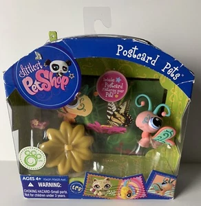 Littlest Pet Shop Postcard Pets Pink Butterfly 1357 - NIB - Picture 1 of 8