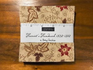 Moda Harriet's Handwork 1820-1840 42 5" Charm Pack Fabric Quilting Squares - Picture 1 of 2