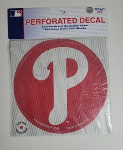 Philadelphia Phillies Perforated 8" Decal Film Window MLB Baseball Fan - Picture 1 of 3