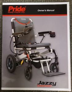 Pride Mobility Jazzy Passport Power Wheelchair Owner's Operation Manual - Picture 1 of 3