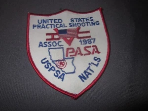 USPSA United States pistol PRACTICAL SHOOTING Association NATIONALS 1987 PATCH - Picture 1 of 4