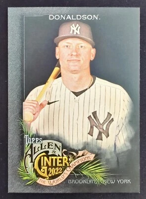 2022 Topps Allen & Ginter X #10 Josh Donaldson - New York Yankees - Image 1 of 2