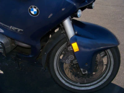 6000K LED Auxiliary Flood Lamps Lights for BMW R1100RT ( all years ) - Image 1 of 4