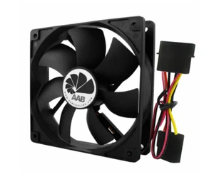 LOT DE 4 Ventilateur pour Boîtier PC Silencieux et Efficace - de AAB, 12V, 12cm. - Bild 1 von 3