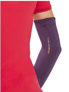 Tommie Cobre Niñas Núcleo Manga Brazo Completo, Sombra Púrpura, Talla: Grande - Nueva - Imagen 1 de 1
