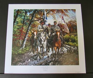 John Paul Strain - GUNS OF THE WEST - Vivil War Print - UNFRAMED - Picture 1 of 6