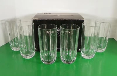 Vaso (s) Highball de cristal Royal Doulton MODE DE 6 vidrio transparente hecho en Italia Foto 1 de 4