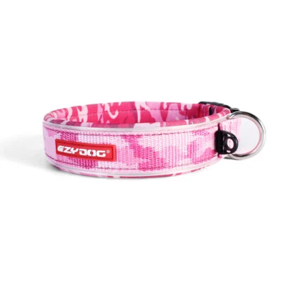 EzyDog Neo Classic Hundehalsband - pink camo S 34-38 cm