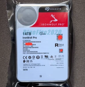 Seagate IronWolf Pro ST14000NT001 3.5" SATA 6Gb/s 7200 RPM 14TB Hard drive HDD - Afbeelding 1 van 1