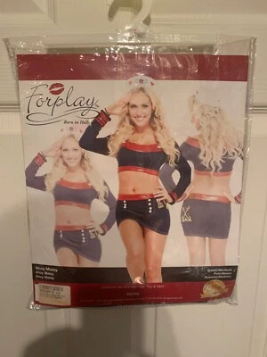 NWOT Forplay Ahoy Matey Sexy Sailor Costume Adult Size S/M Hat Top And Skirt - Image 1 of 4